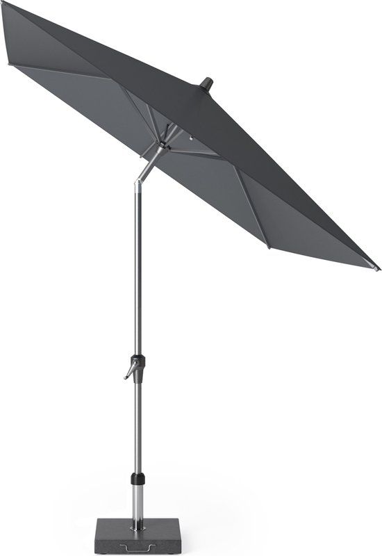 Platinum Sun & Shade Riva Middenstokparasol - 250x200cm - Antraciet - Kantelbaar - 96% UV protectie