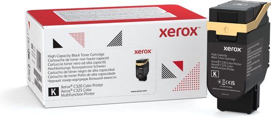 Xerox C320/C325 hoge capaciteit tonercassette, zwart (8.000 pagina's)