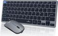 Bluestork Clavier et souris sans fil, avec Bluetooth et dongle USB, ultra-fin, léger, disposition AZERTY, compatible avec PC, Mac, tablettes et smartphones