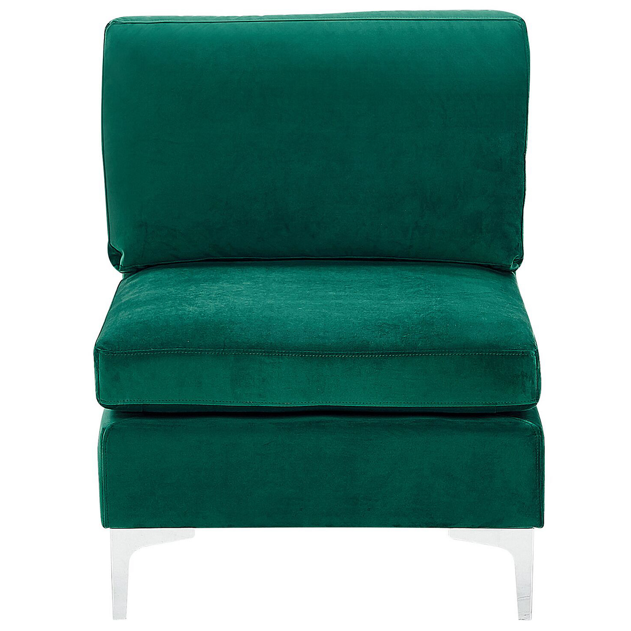 BELIANI Beliani EVJA - Fauteuil - Groen - Fluweel