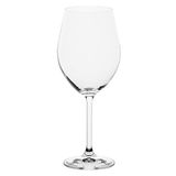 Wit La Porcellana Bianca Wit porselein - rood glas 425 ml, transparant, per stuk