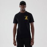 New Era T-shirt Los Angeles Lakers NBA Court Graphic Zwart Katoen L