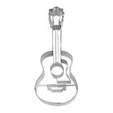 Städter Uitsteker Gitaar - Akoestisch - Muziekinstrument - Koekjes uitsteekvorm