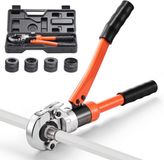 VEVOR Hydraulisch Persgereedschap, Krimpgereedschap voor PEX- en Aluminium-Kunststofbuizen met TH16-, TH20-, TH26- en TH32-Bekken en Draagtas