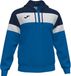 Joma Crew IV Jas Met Kap Heren - Royal / Marine / Wit | Maat: M