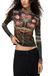 Desigual TS_Life Is T-shirt voor dames, Zwart, L