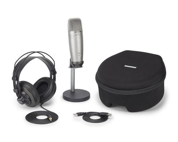 Samson C01U Pro Podcasting Pack - Zilver