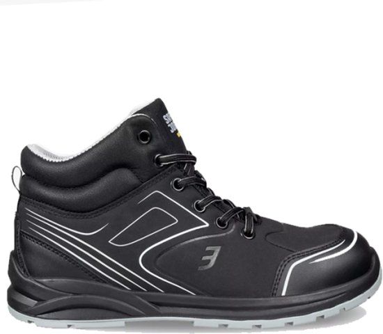 Safety Jogger Cador S3 HOGE Veiligheidsschoen SlipvastSRC-ESD-Waterproof Zwart - Maat 40