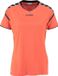 Hummel Authentic Charge Poly Jersey SS Volleybal Trainingsshirt Korte Mouw Katoen L Unisex Nasturtium/Ombre Blue