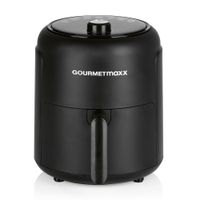 GOURMETmaxx friteuse à air chaud 2.3l | Idéal pour frire, griller, rôtir, etc. | 8 programmes différents | Particulièrement faible en gras et cuisson douce | Minuterie | Arrêt automatique | 1000W [Noir]