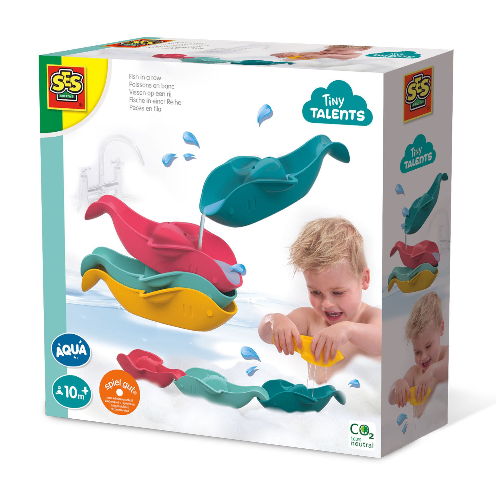 ses Tiny Talents Vissen op een rij - Meerkleurig
