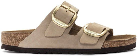 Birkenstock Arizona Big Buckle Slippers - Sandcastle - Unisex - Size 37