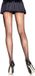 Leg Avenue Backseam Pantyhose + Zwart 1X-2X