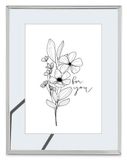 Hama Flower Enkele fotolijst Zilver