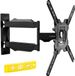 Invision Support Mural TV Pivotant Inclinable Extensible Ultra Mince S'adapte aux écrans TV plats et incurvés de 24 à 60 pouces - VESA 100x100mm à 400x400 mm - Poids max 36,2 kg [HDTV-E]