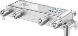 Axing BVE00801X 9-weg F-connector splitter 75 Ohm Aluminium 5-1800 MHz