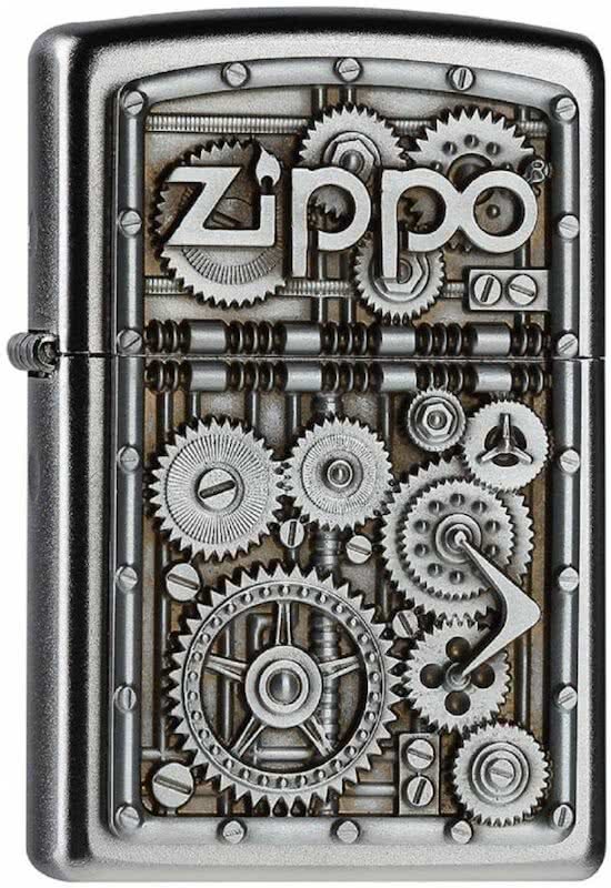 Zippo Aansteker Gear Wheels Emblem
