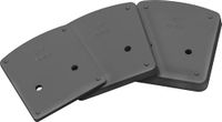ABUS JC9518 BEN accessoireset voor trapbeschermingsrolgordijn, uittrekbaar, voor bevestiging aan plint/plint