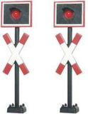 Viessmann Modelltechnik 5058 H0 Set van 2 stuks Andreaskruis Kant-en-klaar model