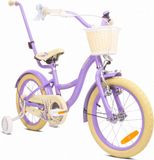 Sun Baby Flower Bike Fiets voor een meisje van 3 tot 5 jaar, 16 inch Lavendel