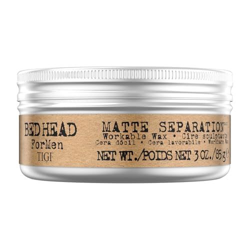 Bed Head for Men by Tigi Matte Separation haarwax voor mannen voor versteviging van het haar 85 gram