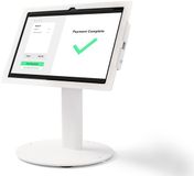 Tabdoq Lite Samsung tablet standaard | Veilige, Draai- en Kantelbare Tablet Houder | stabiele, verzwaarde voet voor Balies & Bureaus | Voor Samsung Galaxy TAB A9+ & A11+ 11 inch | wit