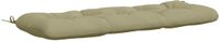 vidaXL Coussin de banc VIANEN 100% Polyester Vert clair 100 x 40 x 12 cm