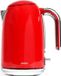 LIVOO Bouilloire Rétro, 1,7 litre, 2200 watt, socle 360°, rouge