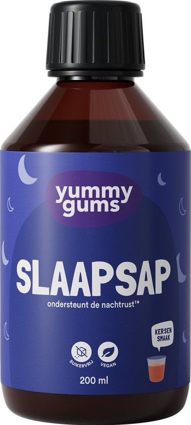 Yummygums Slaapsap Suikervrij Kersensmaak 200 ml