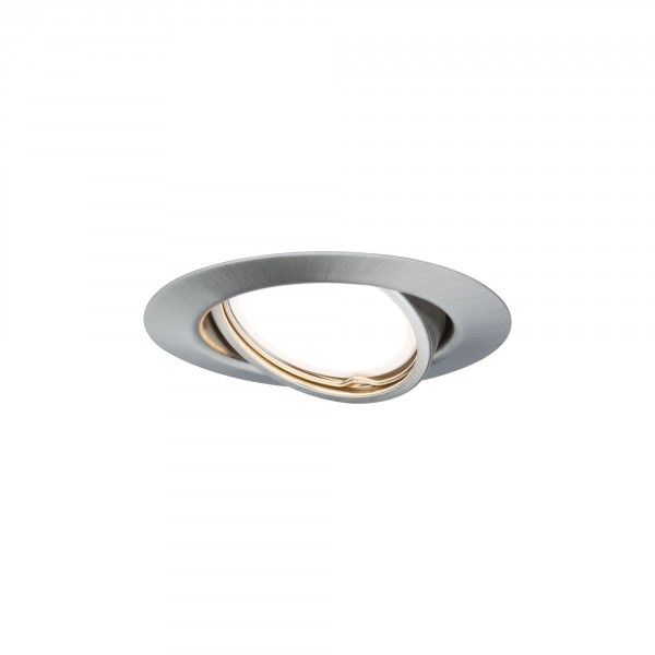 Paulmann Base - LED inbouwspot - Rond - 3000K - 5W - Staal geborsteld