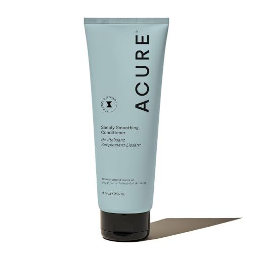 Acure Simply Smoothing Conditioner, Coconut & Marula Oil, 8 fl oz (236.5ml)