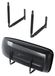Porte-bagages de toit pour boîte de toit - Noir - Réglable 33 à 57 cm - Acier thermolaqué - Pour garage et cave