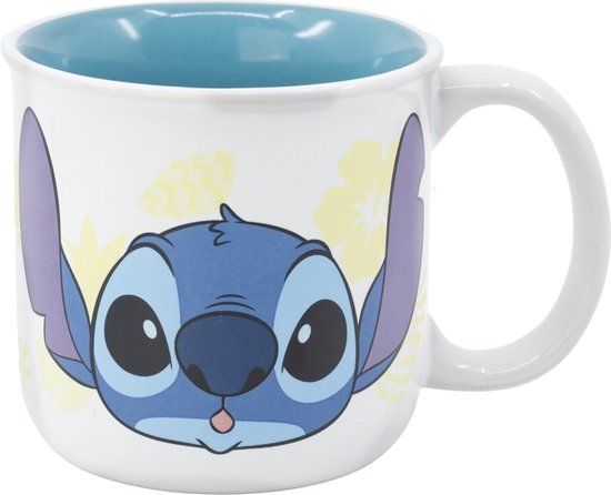 Stor Young Adult - Disney Stitch Ceramic Breakfast Mug - 400ml