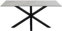 Giga Living Eettafel Rechthoek 160cm - Grijs Keramiek - 6-8 Personen - Axel