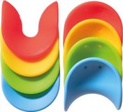 Moluk ULU / SET 4 STUKS Tropische kleuren diam.5,4cm, in doos, 0+