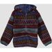 s.Oliver Fleece jas navy / donkerbruin / mosterd / pastelgroen