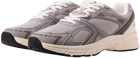 Jack & Jones Astra Combo Sneakers Heren Grijs - Off White