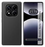 Tumundosmartphone Siliconen hoes, TPU-gel, transparant voor Xiaomi Redmi Note 14 Pro 4G