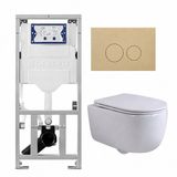 QeramiQ Dely Swirl Toiletset - Geberit