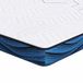 Surmatelas blanc 160 x 200 cm tissu jacquard