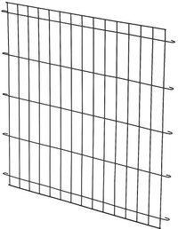 MidWest Homes for Pets Hondenkrat verdeler paneel - Past op modellen 710BK, 1248, 1348TD, 1548/DD en 1648/DD/U - Zwart - 74,8 x 74,6 x 1,7 CM