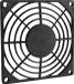 Wallair N40981 Ventilatierooster Zwart Kunststof 8 cm x 8 cm