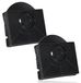 Merkloos Set van 2 Carbon Vent Extractor Filters voor Afzuigkap