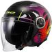 LS2 OF620 Classy Palm Zwart Jethelm - Maat S