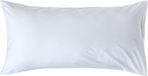 Homescapes Kussensloop 50x90 cm – Wit – 100% Egyptisch Perkal Katoen – 200 TC