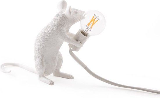 Seletti Mouse Sitting Table Lamp USB White