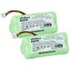 Vhbw 2x Batterie Remplacement Pour 82-67705-01 Btry-ls42raaoe-01 Pour Scanner De Code-barre Pos (800mah, 3,6v, Nimh)