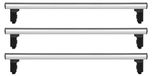 Menabo Professional Airdyn | Support de coffre de toit Peugeot - Expert 2007-2016 - Aluminium - Longueur 135 cm - Capacité de charge 150 kg - Jeu de 3