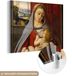 MuchoWow® Peinture sur verre 40x30 cm - Peinture sur verre acrylique - Madone et enfant - Leonardo da Vinci - Photo sur verre - Peinture