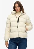 Superdry Doudoune matelassée sportive Femme Blanc cassé
